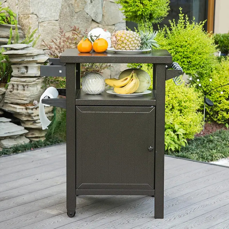 BBQ Grill Cart Table 