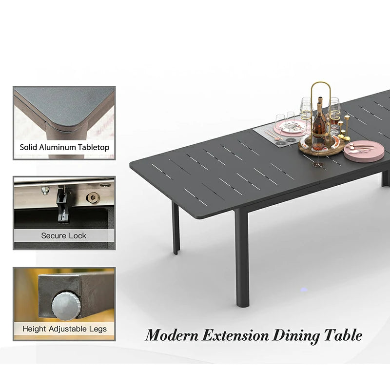 Expendable Patio Dining Table