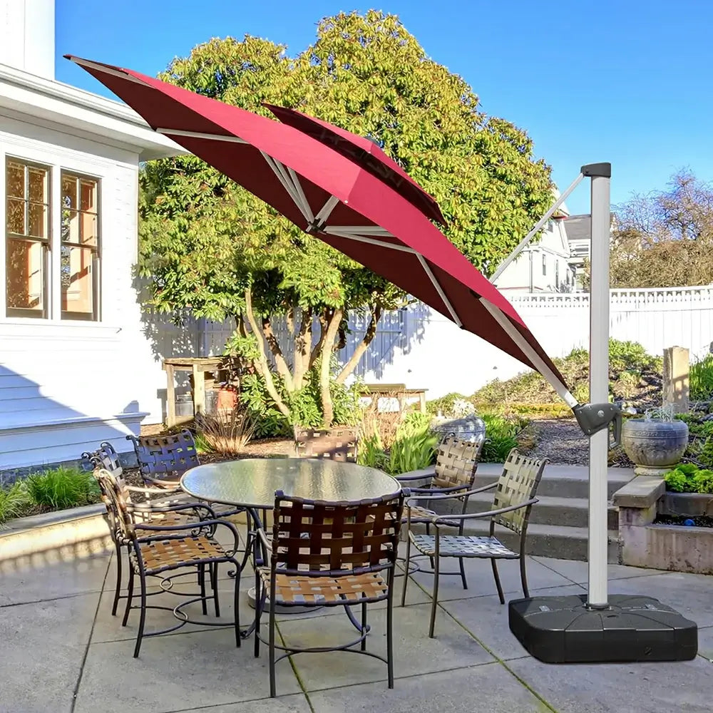 domi patio umbrella #color_Brick Red