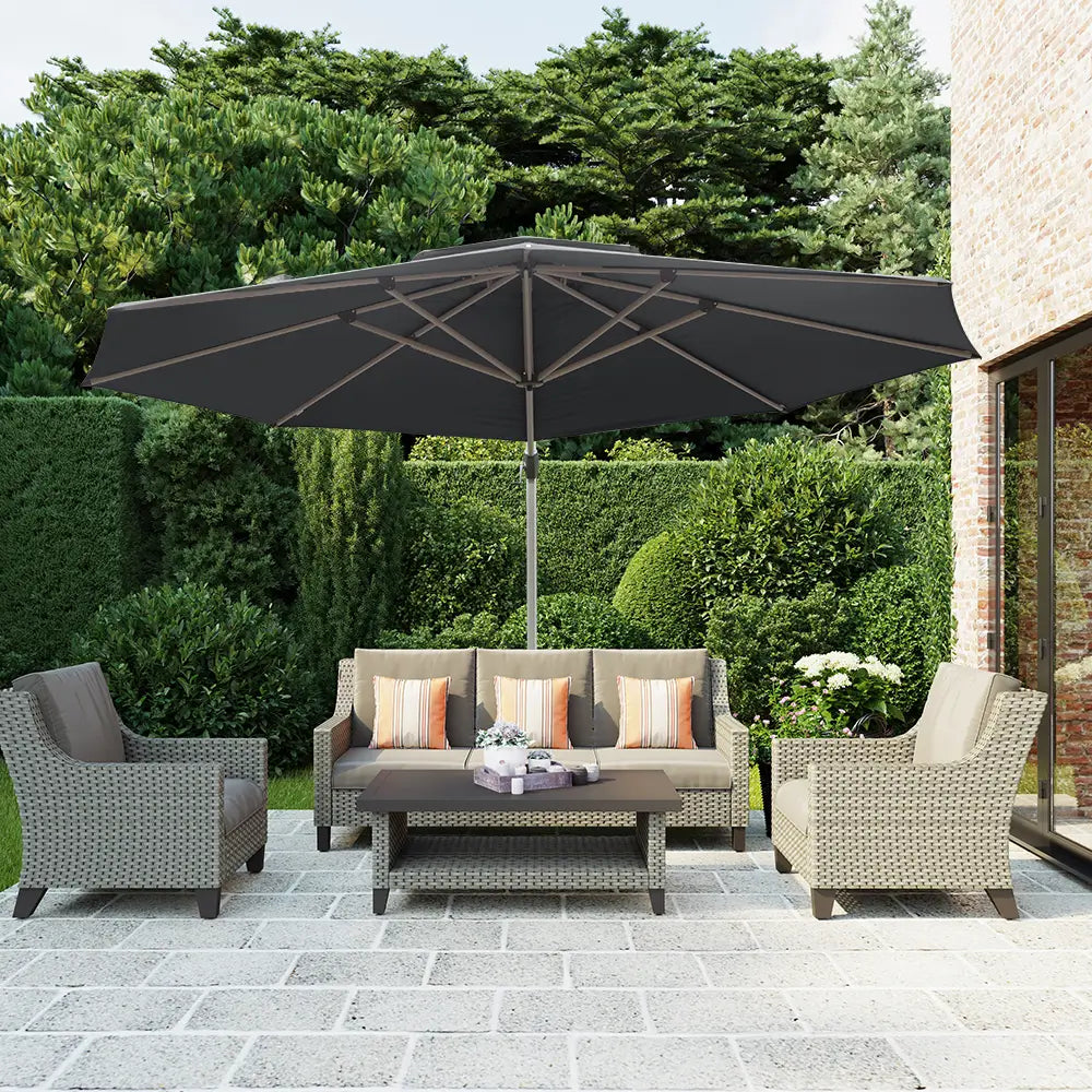 domi patio umbrella #color_Dark Gray