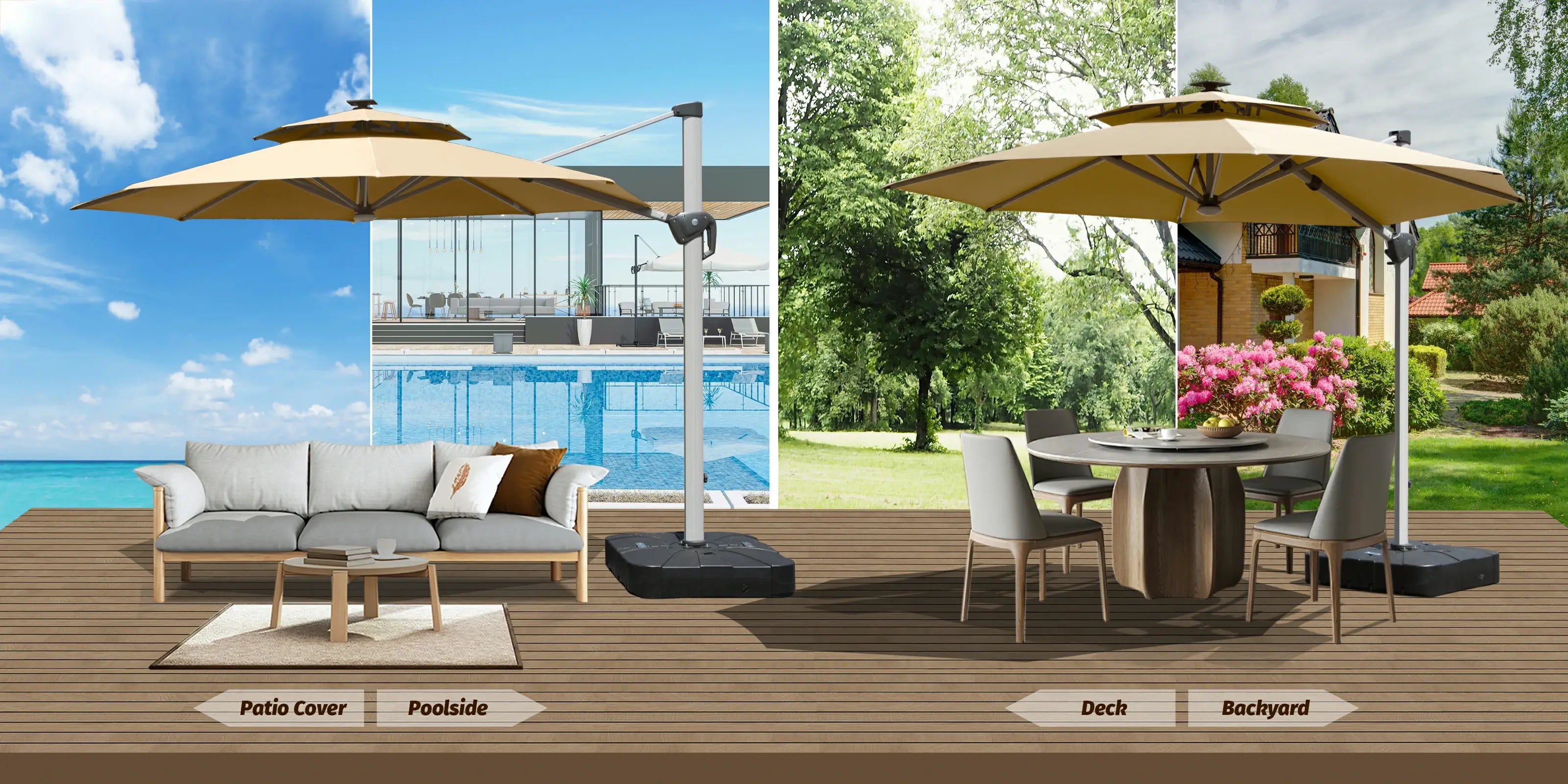 Domi Cantilever Patio Umbrella