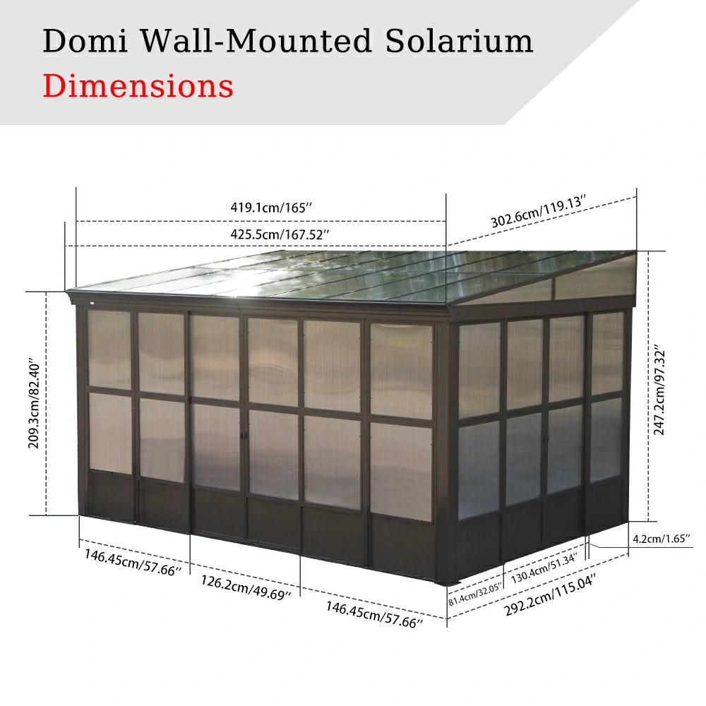 domi wall mounted sunroom#size_10'x14'