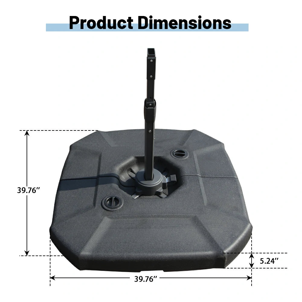 Single Top Cantilever Patio Umbrella Base