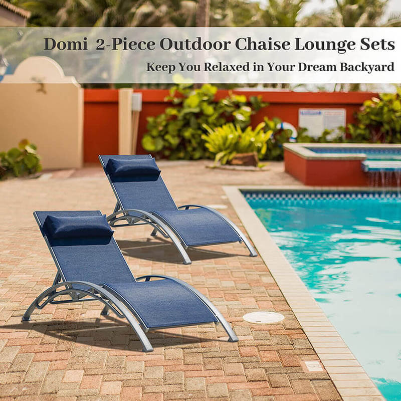 Pool lounge chairs set of online 2