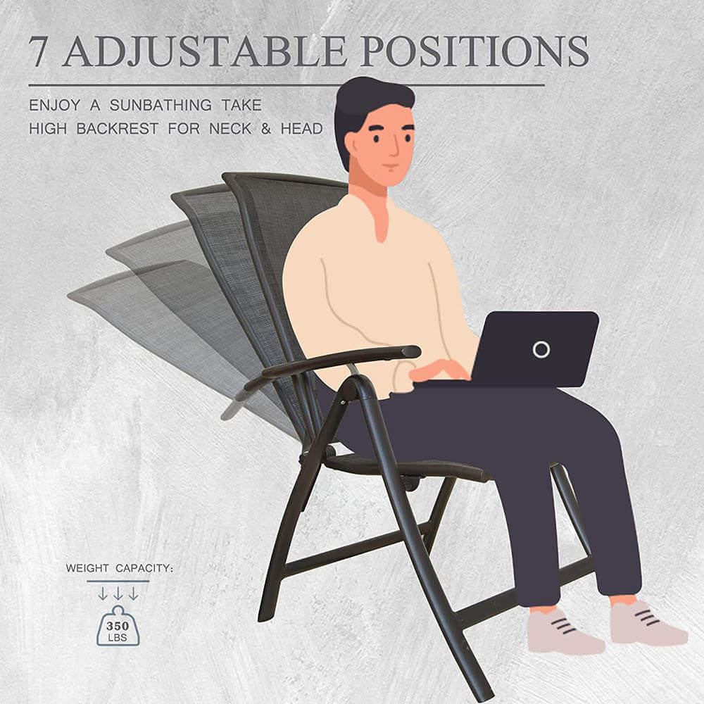 Folding laptop online chair